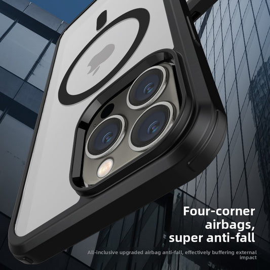 Transparent glass phone case