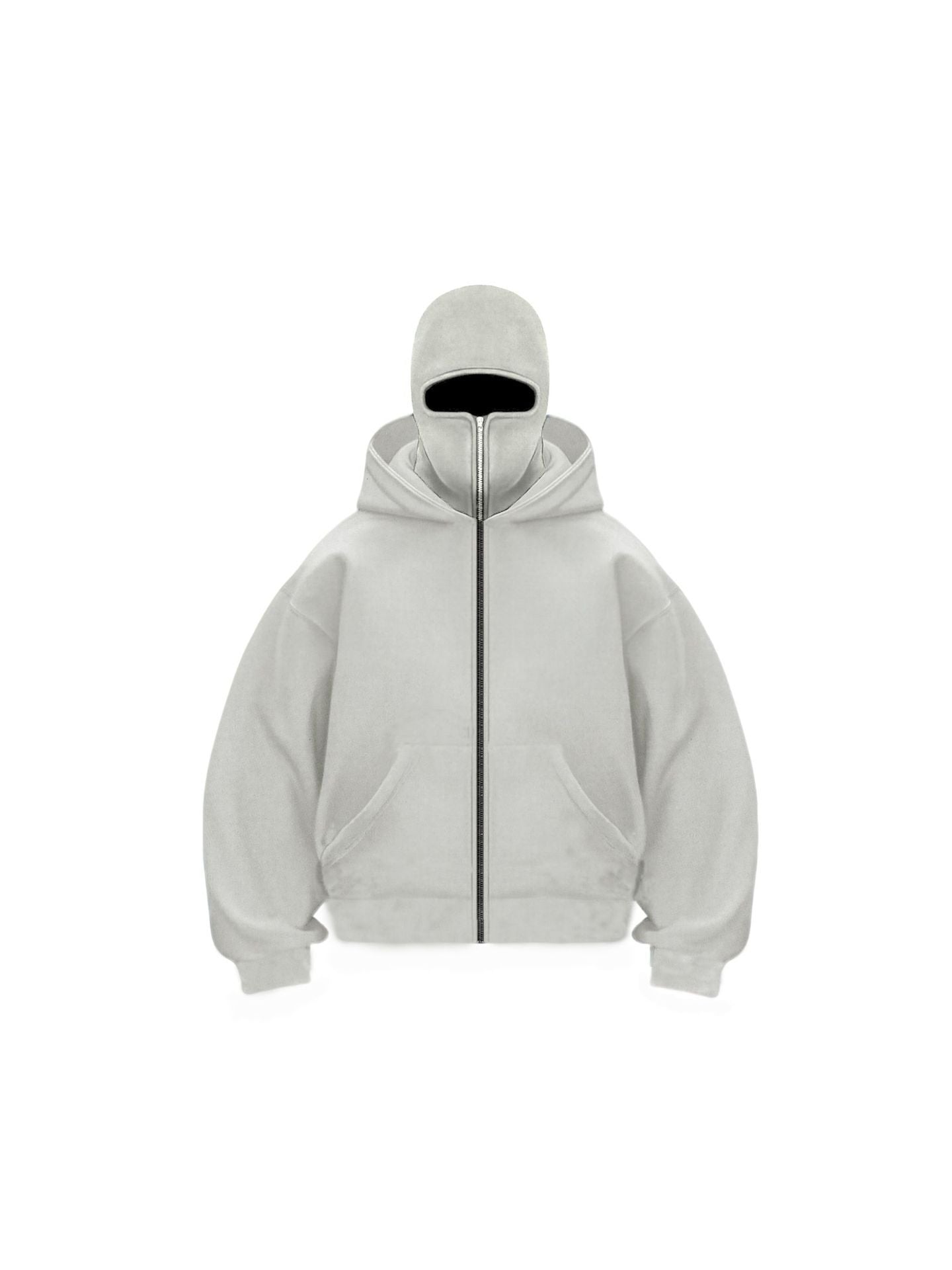 Light-colored board with hood men's hoodie